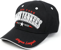Big Boy New York Black Yankees Legends S142 Mens Baseball Cap [Black]
