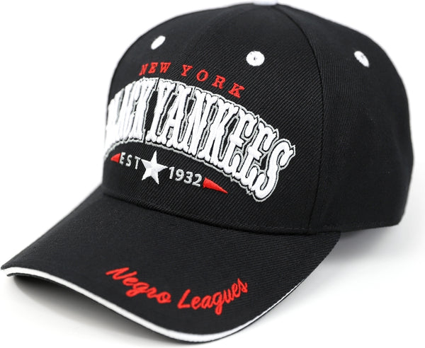 Big Boy New York Black Yankees Legends S142 Mens Baseball Cap [Black]