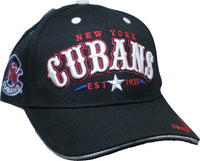 Big Boy New York NY Cubans Legends S142 Mens Baseball Cap [Black]