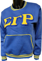 Buffalo Dallas Sigma Gamma Rho Chenille Crewneck Sweatshirt [Blue]