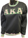 Buffalo Dallas Alpha Kappa Alpha Chenille Crewneck Sweatshirt [Black]