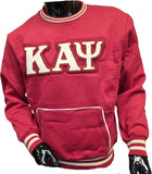 Buffalo Dallas Kappa Alpha Psi Chenille Crewneck Sweatshirt [Crimson Red]