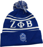 Buffalo Dallas Zeta Phi Beta Striped Skull Cap [Blue]