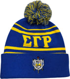 Buffalo Dallas Sigma Gamma Rho Striped Skull Cap [Blue]