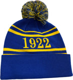 Buffalo Dallas Sigma Gamma Rho Striped Skull Cap [Blue]
