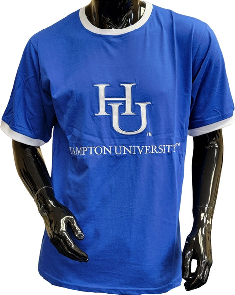 Buffalo Dallas Hampton Pirates Adult Unisex Ringer Tee [Short Sleeve - Blue]