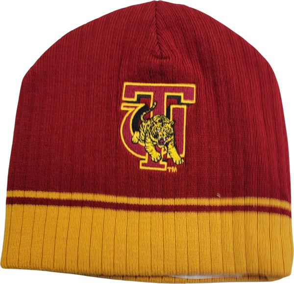 Buffalo Dallas Tuskegee Golden Tigers Adult Beanie [Crimson Red]