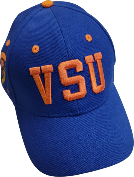 Buffalo Dallas Virginia State Trojans Adult Baseball Cap [Blue]