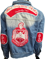 Buffalo Dallas Delta Sigma Theta Denim Jacket [Blue]