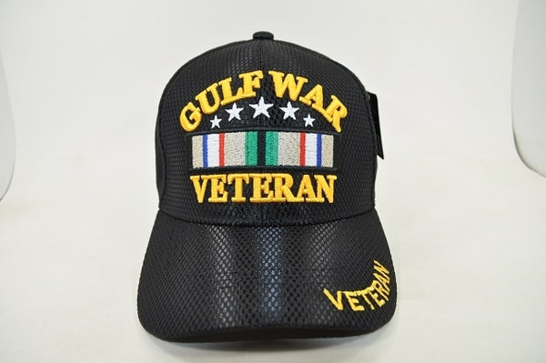 Gulf War Veteran M006 Jersey Mesh Mens Cap [Black]
