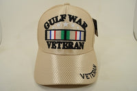 Gulf War Veteran M006 Jersey Mesh Mens Cap [Khaki]