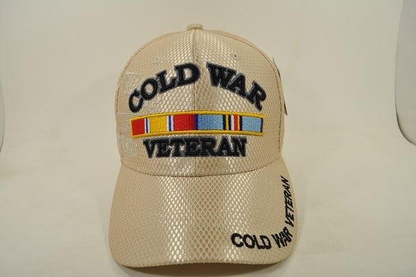 Cold War Veteran M007 Shadow Jersey Mesh Mens Cap [Khaki]