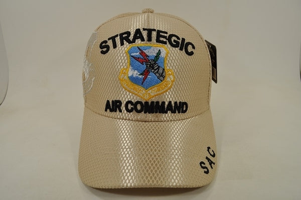 Strategic Air Command M015 Shadow Jersey Mesh Mens Cap [Khaki]
