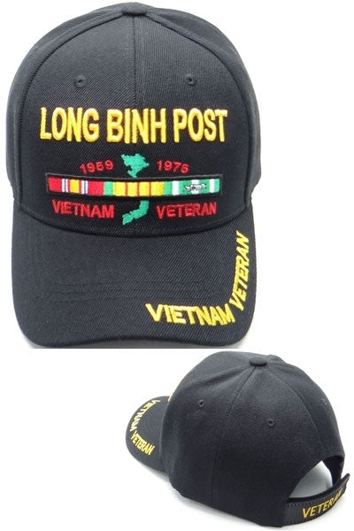 Long Binh Post Vietnam Veteran M808 Mens Cap [Black]