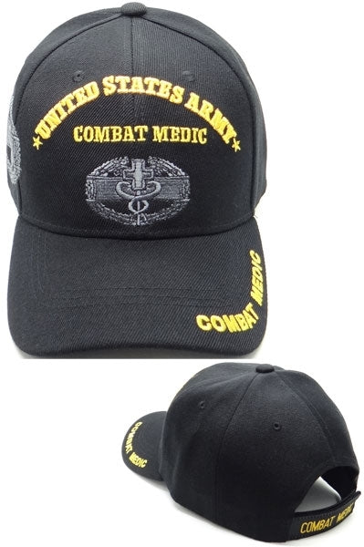 United States Army Combat Medic M770 Shadow Mens Cap [Black]