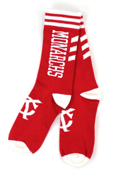 Big Boy Kansas City Monarchs S2 Athletic Socks [Red]