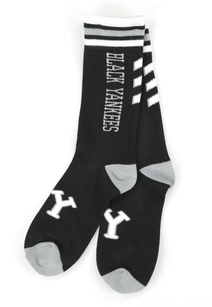 Big Boy New York Black Yankees S2 Athletic Socks [Black]