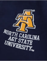 Big Boy North Carolina A&T Aggies S12 State Racing Twill Adult Jacket [Navy Blue]