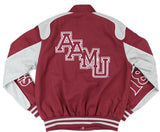 Big Boy Alabama A&M Bulldogs S12 Racing Twill Adult Jacket [Maroon]