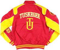 Big Boy Tuskegee Golden Tigers S12 Racing Twill Jacket [Crimson Red]