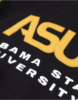 Big Boy Alabama State Hornets S12 Racing Twill Adult Jacket [Black]