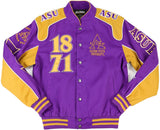 Big Boy Alcorn State Braves S12 State Racing Twill Adult Jacket [Purple]
