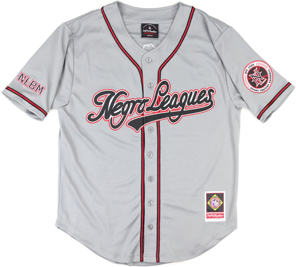 Big Boy Negro Leagues S8 Commemorative Baseball Jersey [Grey]