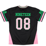 Big Boy Alpha Kappa Alpha Divine 9 S16 Football Jersey [Black]