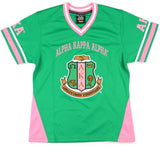 Big Boy Alpha Kappa Alpha Divine 9 S16 Football Jersey [Green]