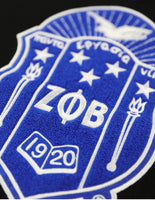 Big Boy Zeta Phi Beta Divine 9 S5 V-Neck Sweater [Black]