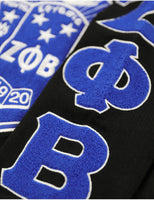 Big Boy Zeta Phi Beta Divine 9 S5 V-Neck Sweater [Black]