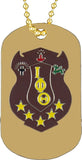 Iota Phi Theta Double Sided Dog Tag [Gold]