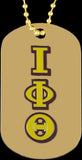 Iota Phi Theta Double Sided Dog Tag [Gold]
