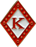 Kappa Alpha Psi K-Diamond Lapel Pin [Gold]