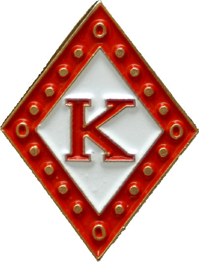 Kappa Alpha Psi K-Diamond Lapel Pin [Gold]