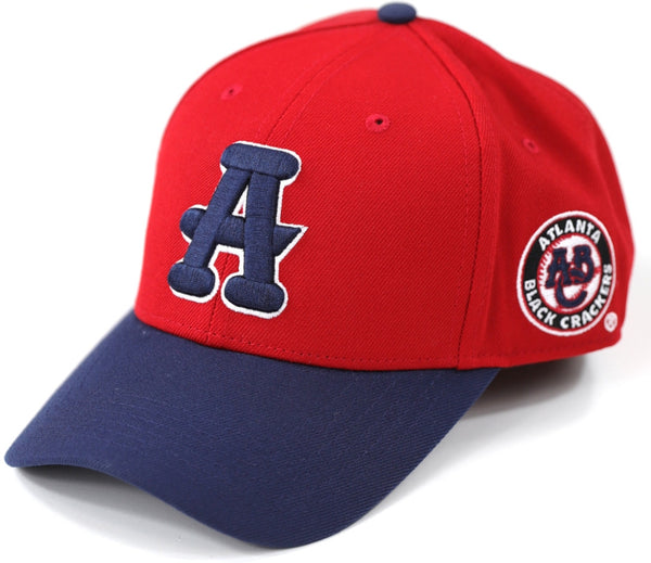 Big Boy Atlanta Black Crackers S146 Legacy Adult Cap [Red]