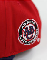 Big Boy Atlanta Black Crackers S146 Legacy Adult Cap [Red]