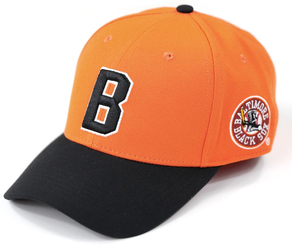Big Boy Baltimore Black Sox S146 Legacy Adult Cap [Orange]