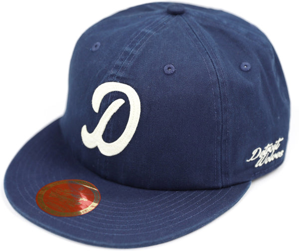 Big Boy Detroit Wolves S142 Heritage Cotton Adult Snapback Cap [Navy Blue]