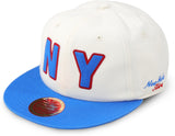 Big Boy New York Stars S142 Heritage Cotton Adult Snapback Cap [Ivory White]