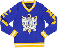 Big Boy Sigma Gamma Rho Divine 9 S5 V-Neck Sweater [Royal Blue]