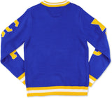 Big Boy Sigma Gamma Rho Divine 9 S5 V-Neck Sweater [Royal Blue]