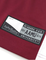 Big Boy Alabama A&M Bulldogs S1 150th Anniversary Adult Football Jersey [Maroon]
