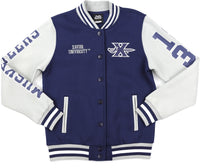 Big Boy Xavier Musketeers S6 Womens Fleece Jacket [Navy Blue]