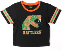Big Boy Florida A&M Rattlers S6 Cropped Tee [Black]