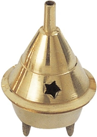 Star Small Brass Incense Cone Burner [Brass]