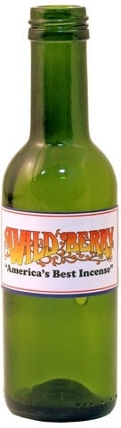 Wild Berry Shorties White Logo Bottle Incense Burner [Green]