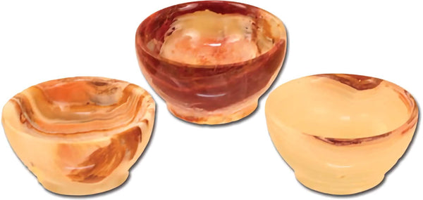 Natural Onyx Bowl Incense Cone Burner [Natural]