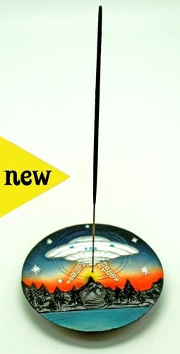 UFO Plate Incense Burner [Multi-Colored]