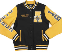 Big Boy Alabama State Hornets S6 Womens Fleece Jacket [Black]